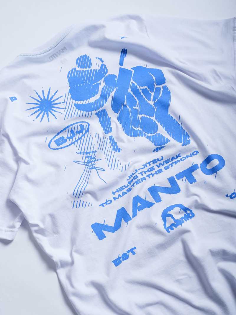 MANTO BJJ Sequence T-SHIRT -white